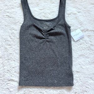 American Eagle Outfitters Charcoal Tank Top